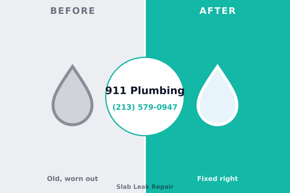 Before and after: plumbing repair Streator, IL